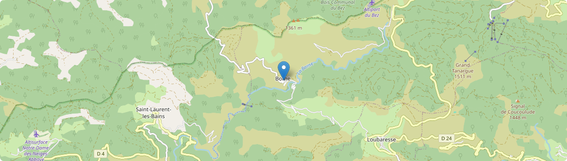Borne - Carte