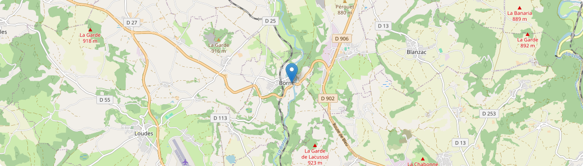 Borne - Carte