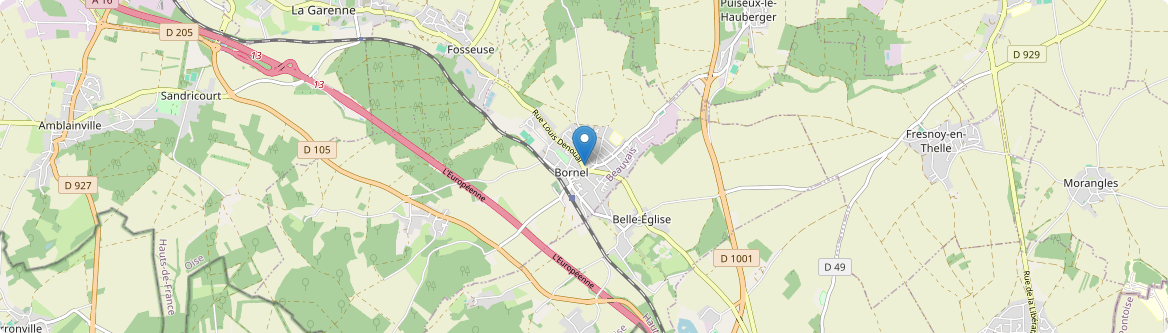 Bornel - Carte