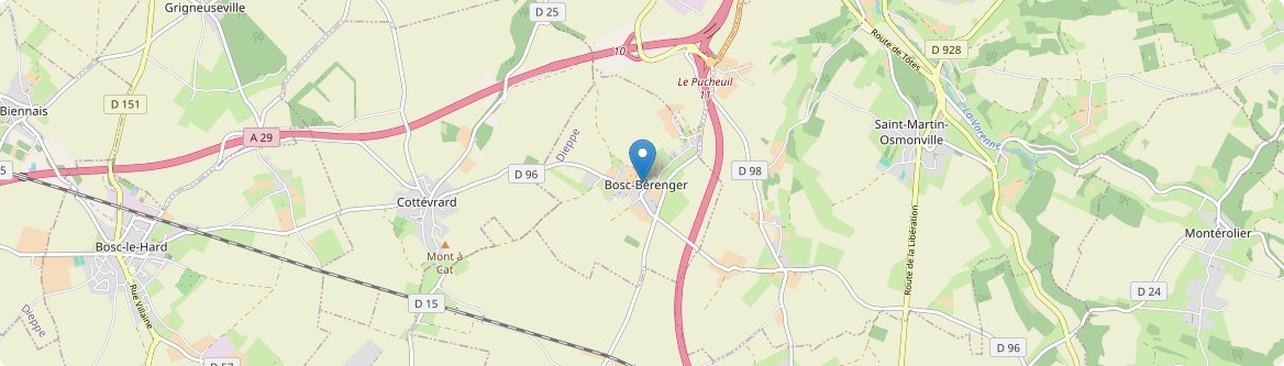 Bosc-Bérenger - Carte