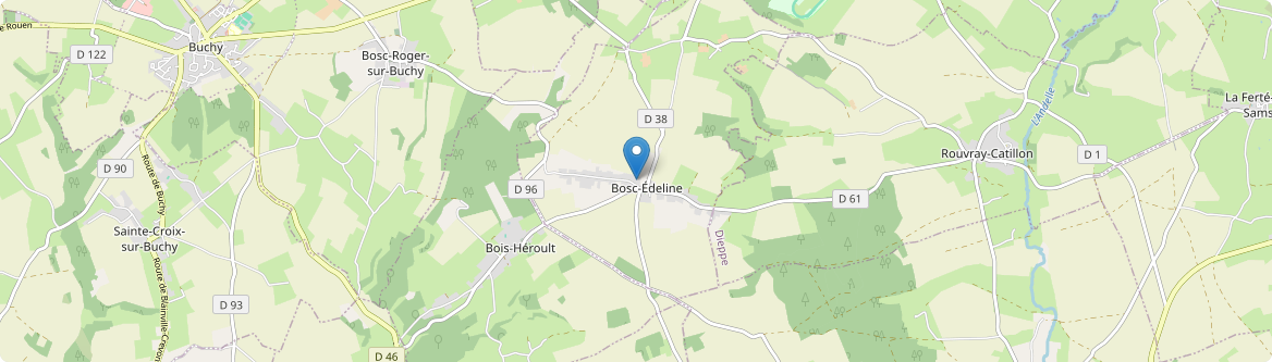 Bosc-Édeline - Carte