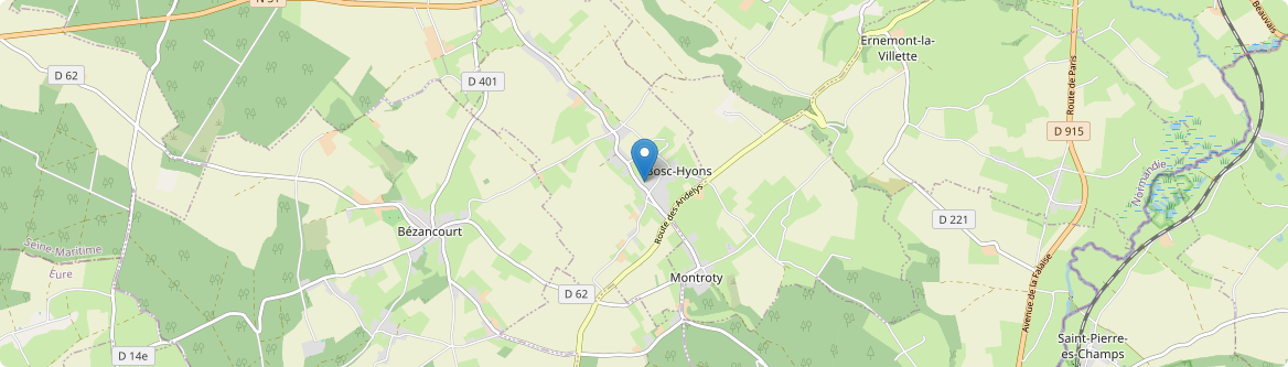 Bosc-Hyons - Carte