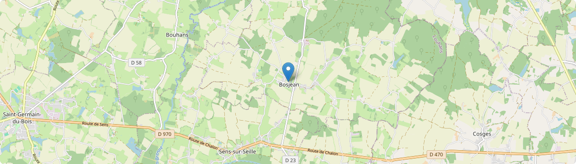Bosjean - Carte