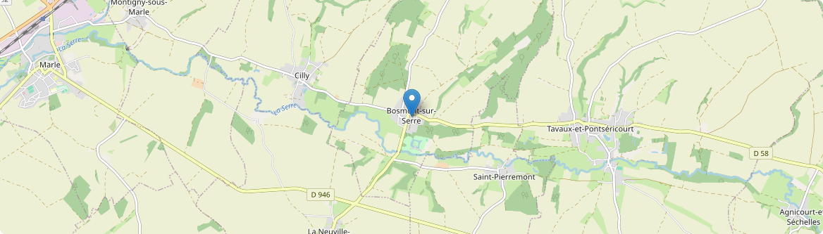 Bosmont-sur-Serre - Carte