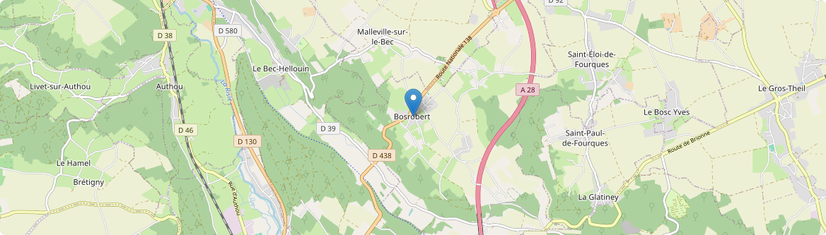 Bosrobert - Carte