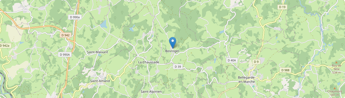 Bosroger - Carte
