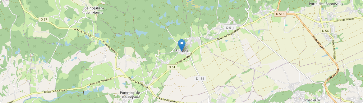 Bossieu - Carte