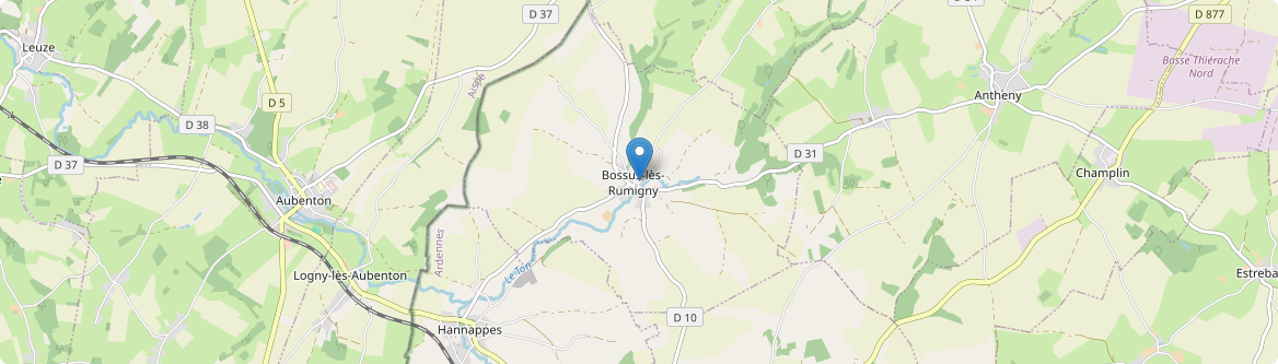 Bossus-lès-Rumigny - Carte