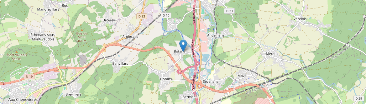 Botans - Carte