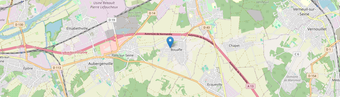 Bouafle - Carte