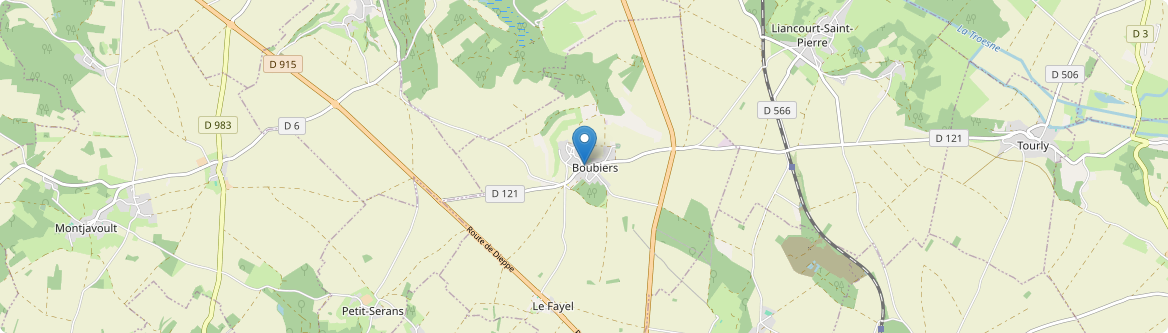 Boubiers - Carte