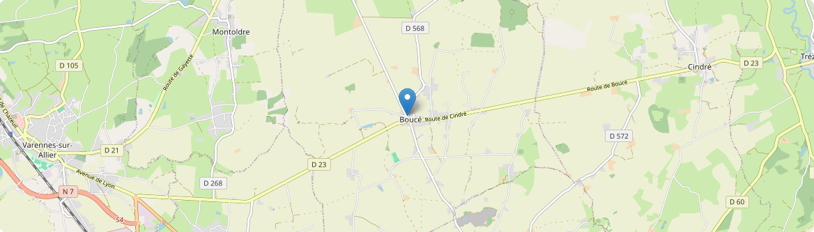 Boucé - Carte