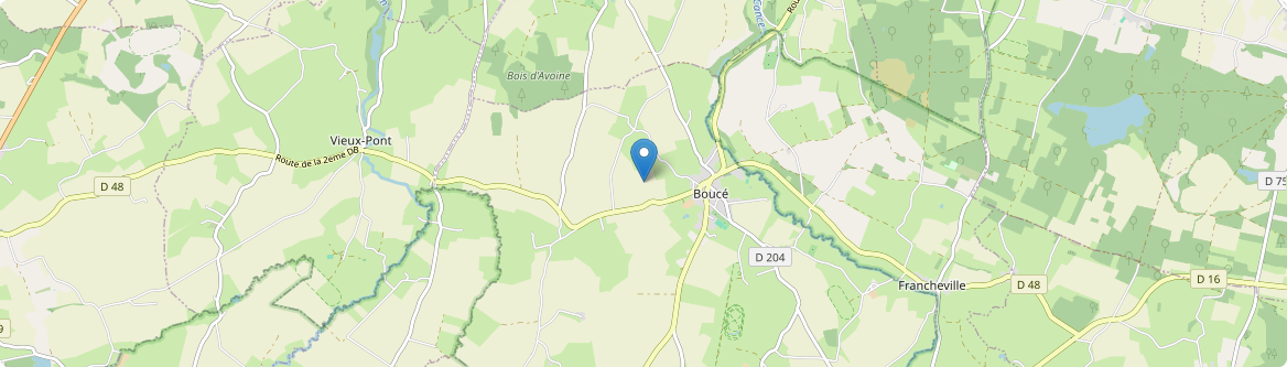 Boucé - Carte