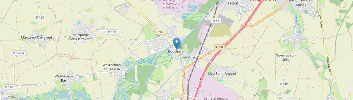 Bouchain - Carte
