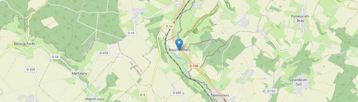 Bouchevilliers - Carte