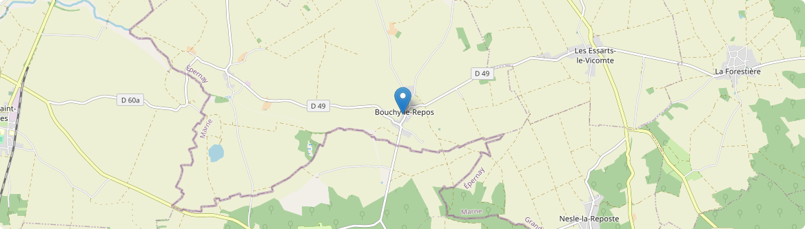 Bouchy-Saint-Genest - Carte