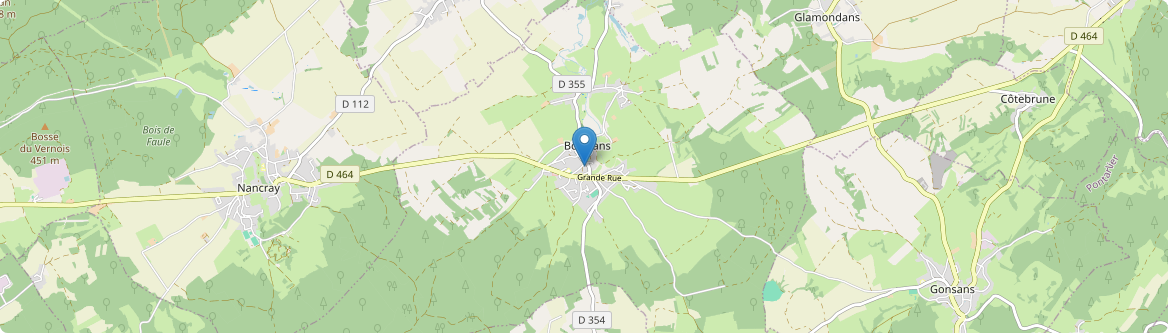 Bouclans - Carte