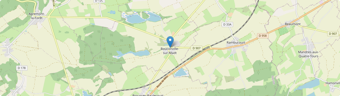 Bouconville-sur-Madt - Carte
