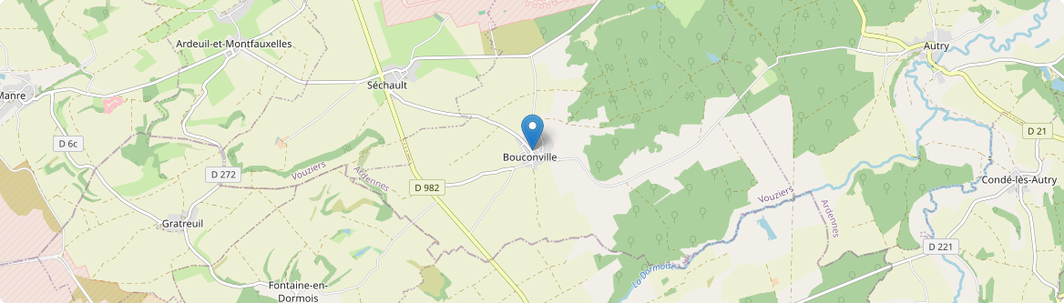 Bouconville - Carte