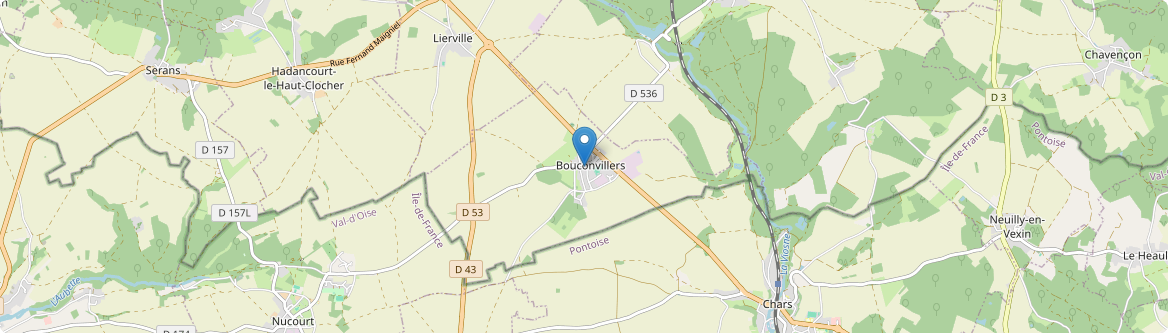 Bouconvillers - Carte