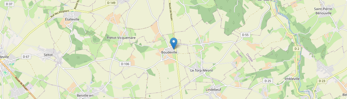 Boudeville - Carte