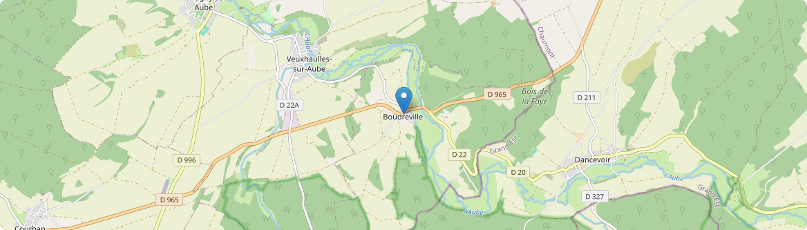 Boudreville - Carte