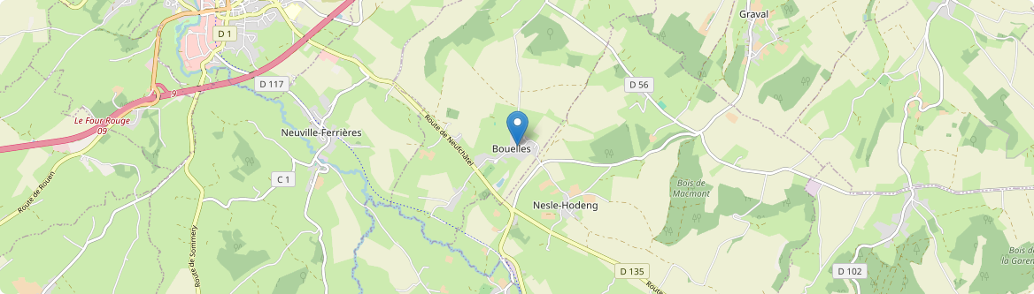 Bouelles - Carte