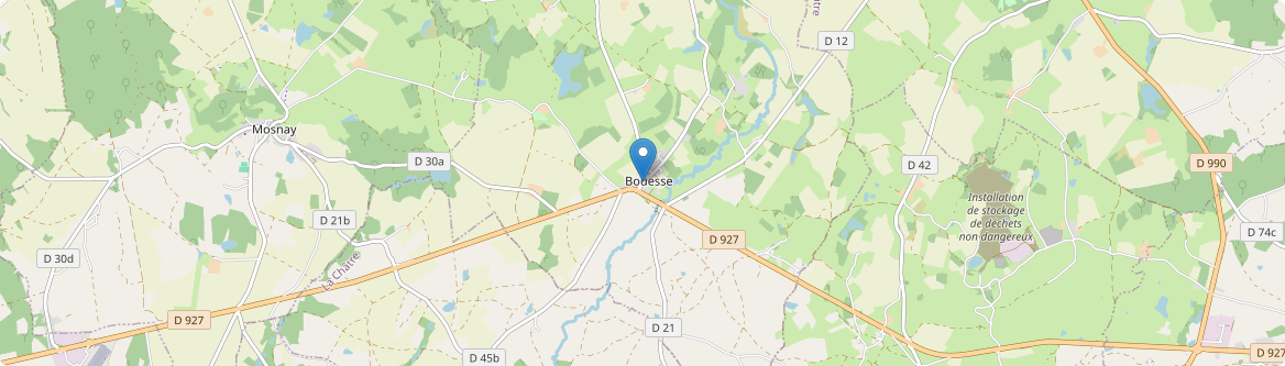 Bouesse - Carte