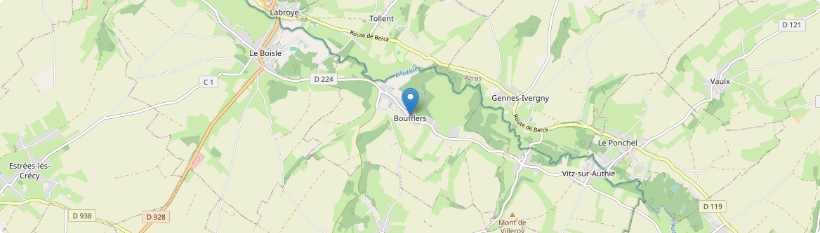 Boufflers - Carte