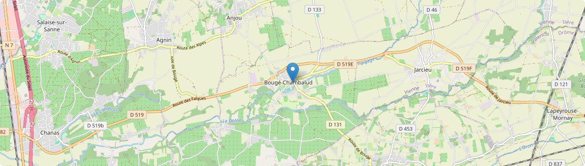 Bougé-Chambalud - Carte
