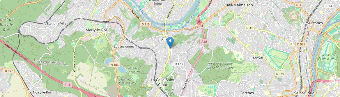 Bougival - Carte