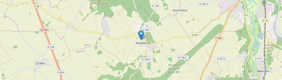 Bouglainval - Carte