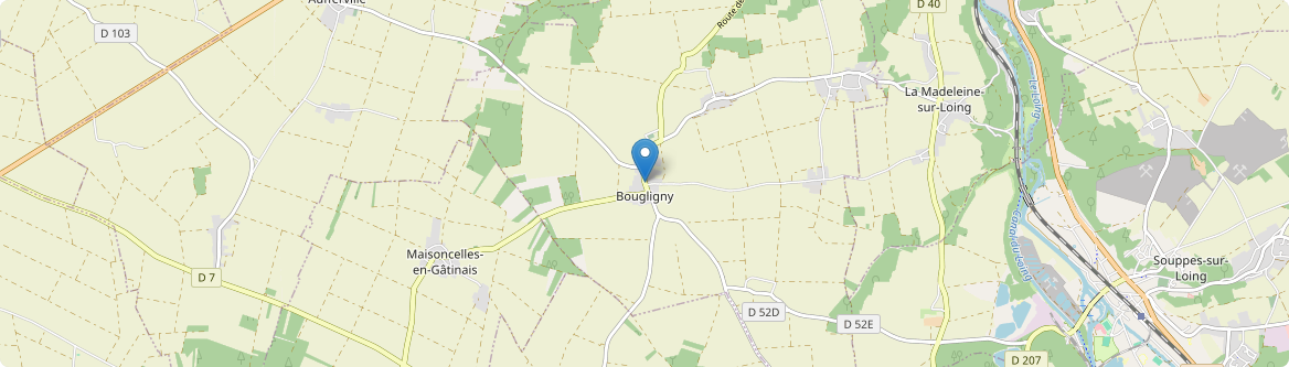 Bougligny - Carte