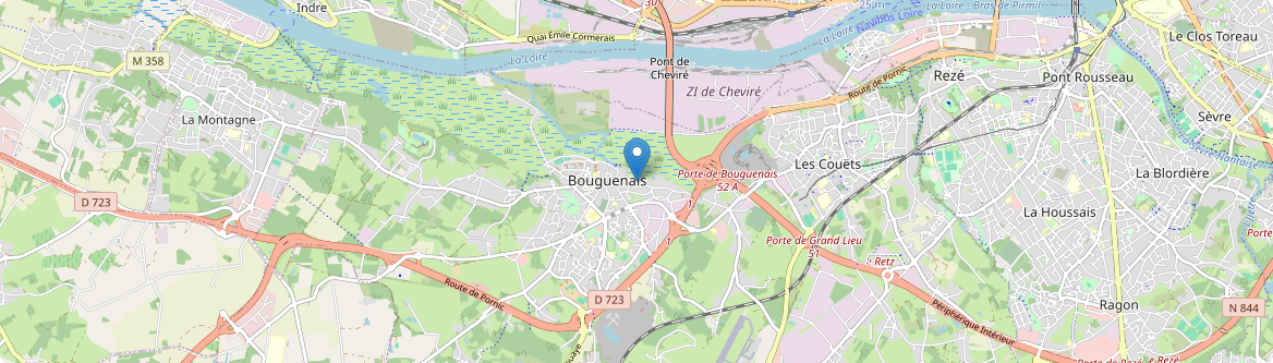 Bouguenais - Carte