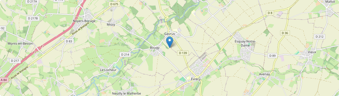 Bougy - Carte