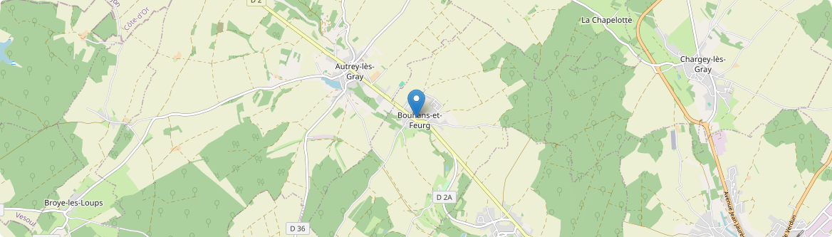 Bouhans-et-Feurg - Carte