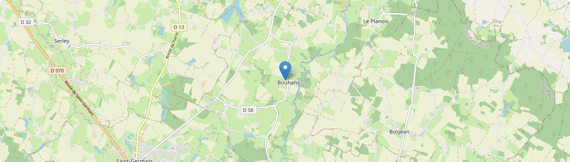 Bouhans - Carte