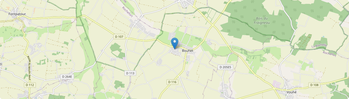 Bouhet - Carte