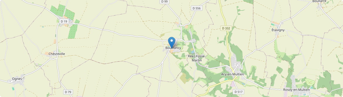Bouillancy - Carte