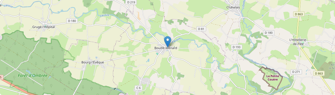 Bouillé-Ménard - Carte