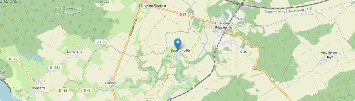 Bouillonville - Carte