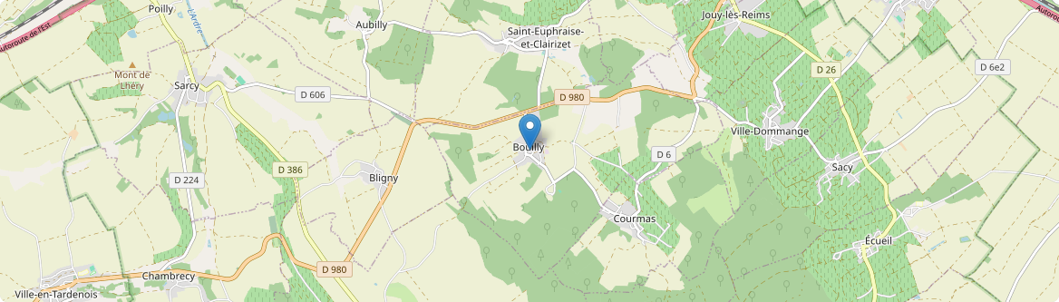 Bouilly - Carte