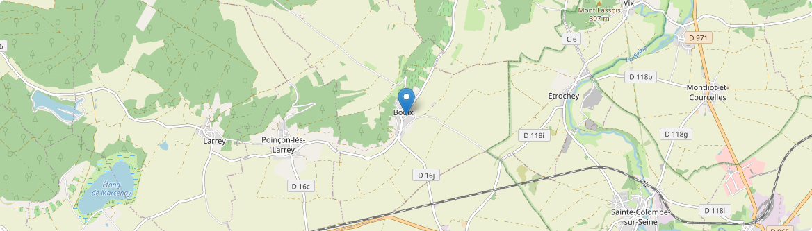 Bouix - Carte