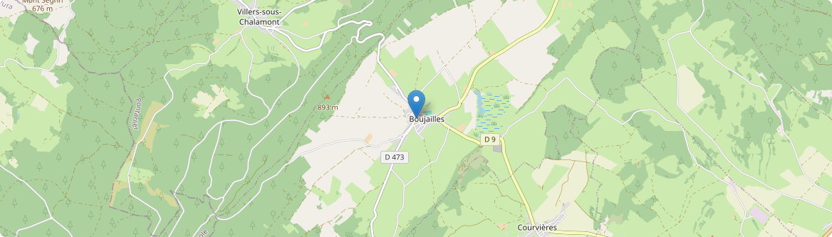 Boujailles - Carte