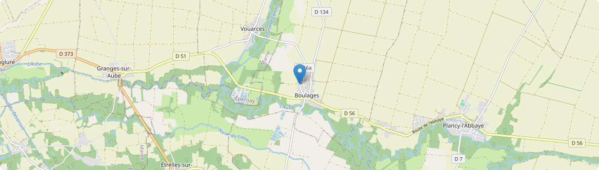 Boulages - Carte