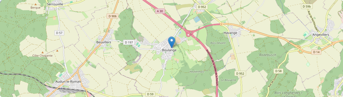 Boulange - Carte