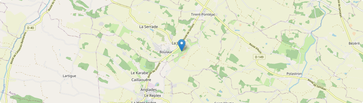 Boulaur - Carte