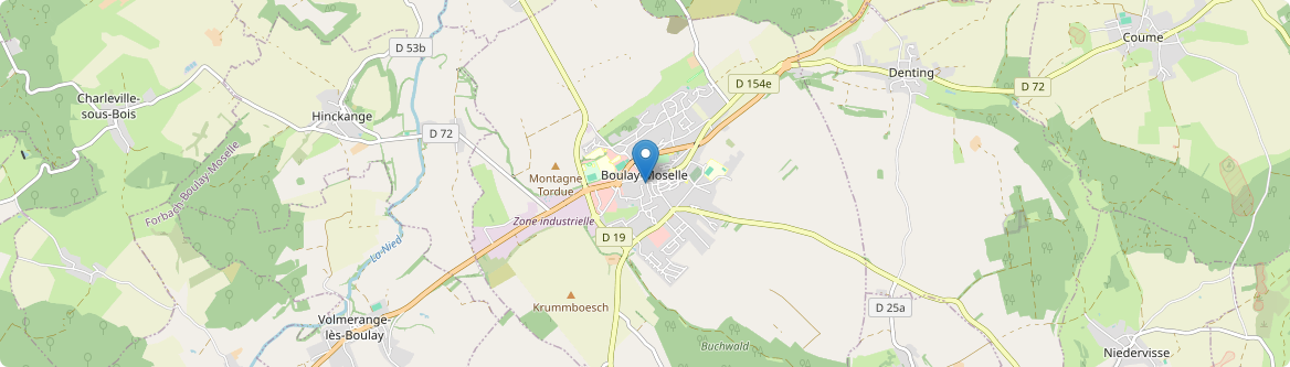 Boulay-Moselle - Carte