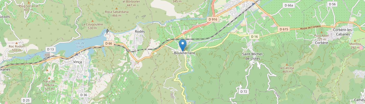 Bouleternère - Carte