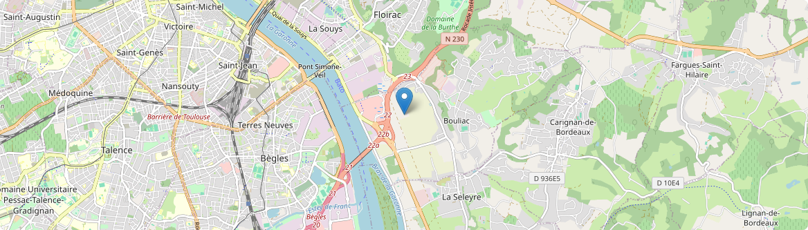 Bouliac - Carte